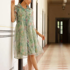 Trendy Fit & Flare Dress (Set of 5 Pc)
