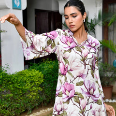 Women’s Digital Printed Co-ord Set with Solid Pants (Set of 5 Pc)