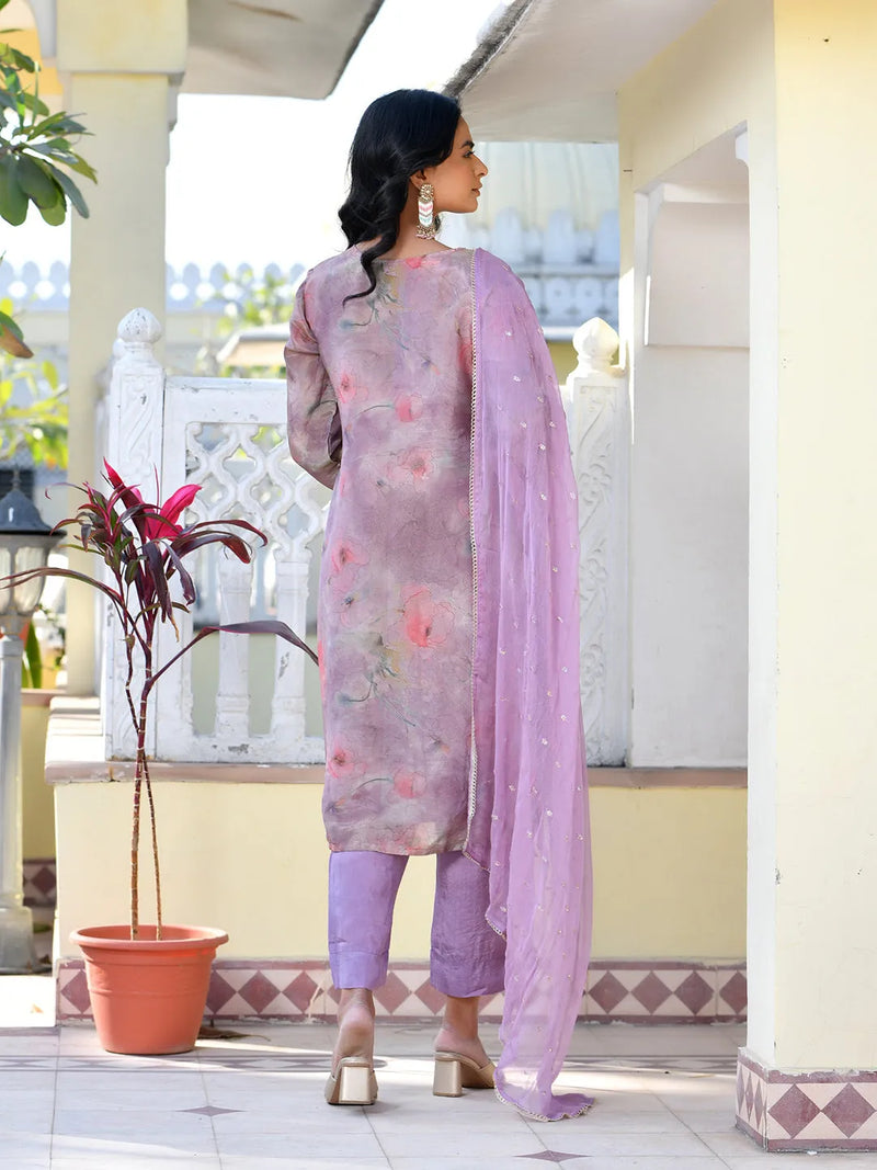 Women Viscose Tissue Digital Printed Suit Set (Set of 5 Pc)