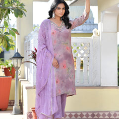 Women Viscose Tissue Digital Printed Suit Set (Set of 5 Pc)