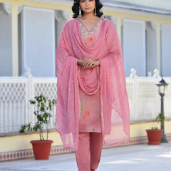 Women Viscose Tissue Digital Printed Suit Set (Set of 5 Pc)