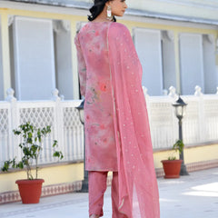 Women Viscose Tissue Digital Printed Suit Set (Set of 5 Pc)