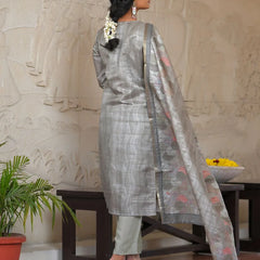 Women Silk Digital Printed Suit Set (Set of 5 Pc)
