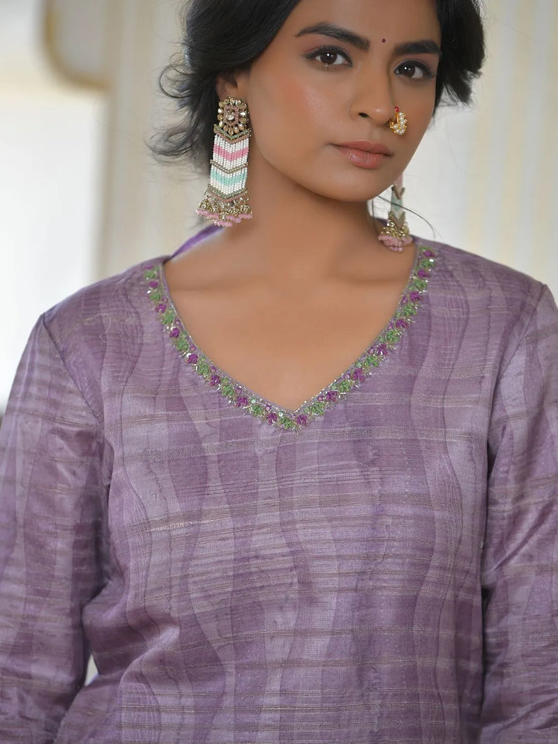 Women Silk Digital Printed Suit Set (Set of 5 Pc)